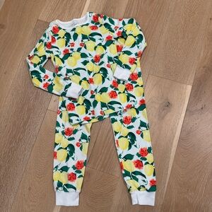 Janie and Jack lemon pajamas